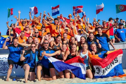 Beach Handball Dames U17 winnen brons op het WK