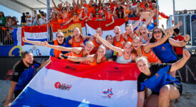 Beach Handball Dames U17 winnen brons op het WK