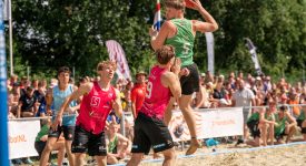 Nederlandse beachhandballteams eindigen tiende en twaalfde op EK voor clubteams