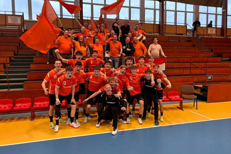 Handbalheren U18 grijpen naast EK-ticket na nipt verlies van Montenegro