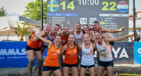 Selectie Dames Beach Handball bekend voor het WK