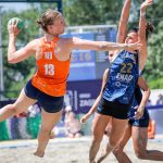 Beach Handball dames winnen laatste wedstrijd op WK van Kroatië en worden zevende